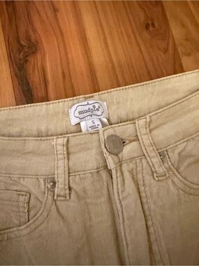 Mud Pie High-Rise Cream/Tan Women's Jeans